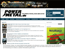 Tablet Screenshot of powermetal.de